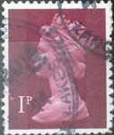 Stamps United Kingdom -  Scott#MH23A intercambio 0,60 usd, 1 p. 1980
