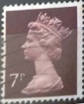 Stamps United Kingdom -  Scott#MH61 intercambio 0,40 usd, 7 p. 1975