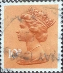Stamps United Kingdom -  Scott#MH70 intercambio 0,30 usd, 10 p. 1976