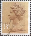 Stamps United Kingdom -  Scott#MH84 intercambio 0,85 usd, 13 p. 1988