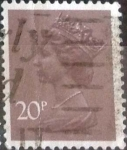 Stamps United Kingdom -  Scott#MH111 intercambio 0,25 usd, 20 p. 1976