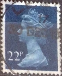 Stamps United Kingdom -  Scott#MH117 intercambio 0,85 usd, 22 p. 1980