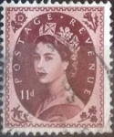 Stamps United Kingdom -  Scott#305 xxxx intercambio 17,50 usd, 11 d. 1952