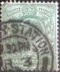 Stamps United Kingdom -  Scott#143 intercambio 1,75 usd, 0,5 p. 1904