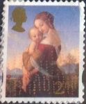 Stamps United Kingdom -  Scott#2521 m4b intercambio 0,50 usd, 2nd. 2007