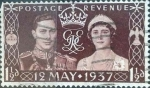 Stamps United Kingdom -  Scott#234 intercambio 0,25 usd, 1,5 d. 1937