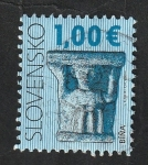 Stamps : Europe : Slovakia :  527 - Escultura de la Iglesia de la Virgen de Bina