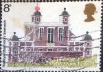 Stamps United Kingdom -  Scott#742 intercambio 0,30 usd, 8 p. 1975