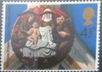 Stamps United Kingdom -  Scott#733 intercambio 0,20 usd, 4,5 p. 1974