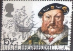 Stamps United Kingdom -  Scott#991 intercambio 0,25 usd, 15,5 p. 1982