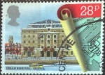 Stamps United Kingdom -  Scott#1051 intercambio 0,70 usd, 28 p. 1984