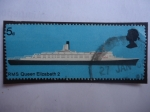 Stamps United Kingdom -  RMS Queen Elizabeth II - Serie: Barco