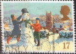 Stamps United Kingdom -  Scott#1340 intercambio 0,25 usd, 17 p. 1990