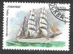 Stamps Russia -  4984 - Barco