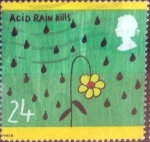 Stamps United Kingdom -  Scott#1463 intercambio 0,60 usd, 24 p. 1992