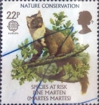 Stamps United Kingdom -  Scott#1142 intercambio 0,85 usd, 22 p. 1986