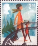 Stamps United Kingdom -  Scott#xxxx intercambio 0,60 usd, 2nd. 2014