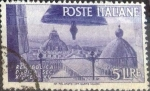 Sellos de Europa - Italia -  Scott#482 intercambio 0,20 usd, 5 liras 1946