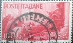 Stamps Italy -  Scott#483 intercambio 0,20 usd, 10 liras 1946