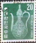 Stamps South Korea -  Scott#647 , intercambio 0,20 usd. 20 won 1969