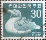 Sellos de Asia - Corea del sur -  Scott#648 , intercambio 0,30 usd. 30 won 1970