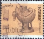 Sellos de Asia - Corea del sur -  Scott#1200 , intercambio 0,80 usd. 1000 won 1983