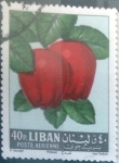 Stamps : Asia : Lebanon :  Scott#C363 , intercambio 0,20 usd. 40 p. 1962