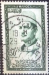 Stamps : Africa : Morocco :  Scott#5 , intercambio 0,20 usd. 30 fr. 1957