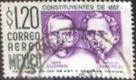 Stamps Mexico -  Scott#C237 , intercambio 0,35 usd. 1,20 pesos 1956