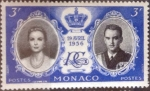 Sellos de Europa - M�naco -  Scott#368, m3b intercambio 0,45 usd. 3 fr. 1956