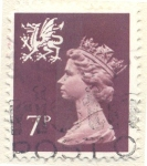 Stamps United Kingdom -  Reina Isabel II