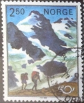 Sellos de Europa - Noruega -  Scott#819 , intercambio 0,20 usd.  2,50 krone 1983