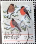 Sellos de Europa - Noruega -  Scott#872 , intercambio 0,20 usd. 2,50 krone 1985