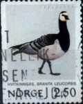 Sellos de Europa - Noruega -  Scott#821 , m4b intercambio 0,20 usd. 2,50 krone 1983