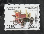 Stamps Cambodia -  1406 - Vehículo antiguo de Bomberos