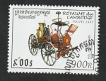Stamps Cambodia -  1405 - Vehículo antiguo de Bomberos