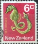 Stamps New Zealand -  Scott#445 , intercambio 0,20 usd. 6 cents. 1970