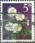 Stamps New Zealand -  Scott#339 , intercambio 0,20 usd. 5 D. 1962