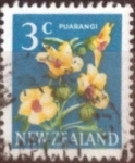 Stamps New Zealand -  Scott#386 , intercambio 0,20 usd. 3 cents. 1967