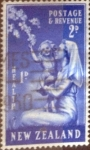 Stamps New Zealand -  Scott#B35 , intercambio 0,35 usd. 2 D. 1949