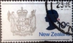 Stamps New Zealand -  Scott#449 , intercambio 0,20 usd. 10 cents. 1970