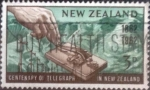 Stamps New Zealand -  Scott#356 , intercambio 0,20 usd. 3 D. 1962