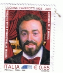 Sellos del Mundo : Europa : Italia : Luciano Pavarotti  1935 - 2007