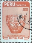 Stamps Peru -  Scott#809 , intercambio 0,70 usd. 100 sol 1984
