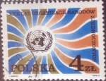 Stamps Poland -  Scott#2110 , m3b intercambio 0,20 usd. 4 zl. 1975