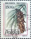 Stamps Poland -  Scott#3014 , intercambio 0,20 usd. 1500 zl. 1991