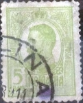 Stamps Romania -  Scott#219 , intercambio 0,20 usd. 5 bani. 1909
