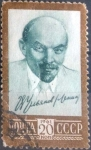 Stamps Russia -  Scott#2483 , intercambio 1,00 usd. 20 k. 1961