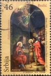 Stamps Serbia -  Scott#xxxx , m3b intercambio 1,10 usd. 46 d. 2013