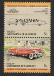 Sellos de America - Granada -  Bequia - Automóvil USA Cadillac de 1953
